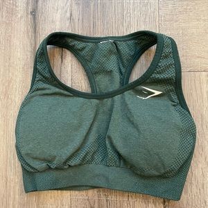 Gymshark Vital Seamless 2.0 Sports Bra - Dark Green Marl